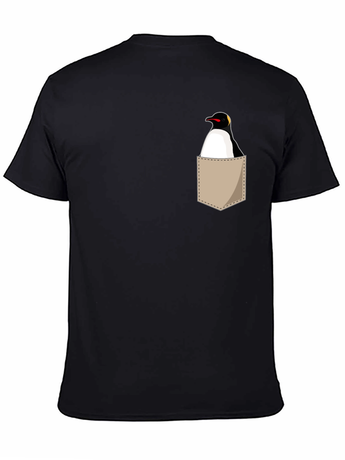 Penguin Pocket T-Shirt - Unique Graphic Tee