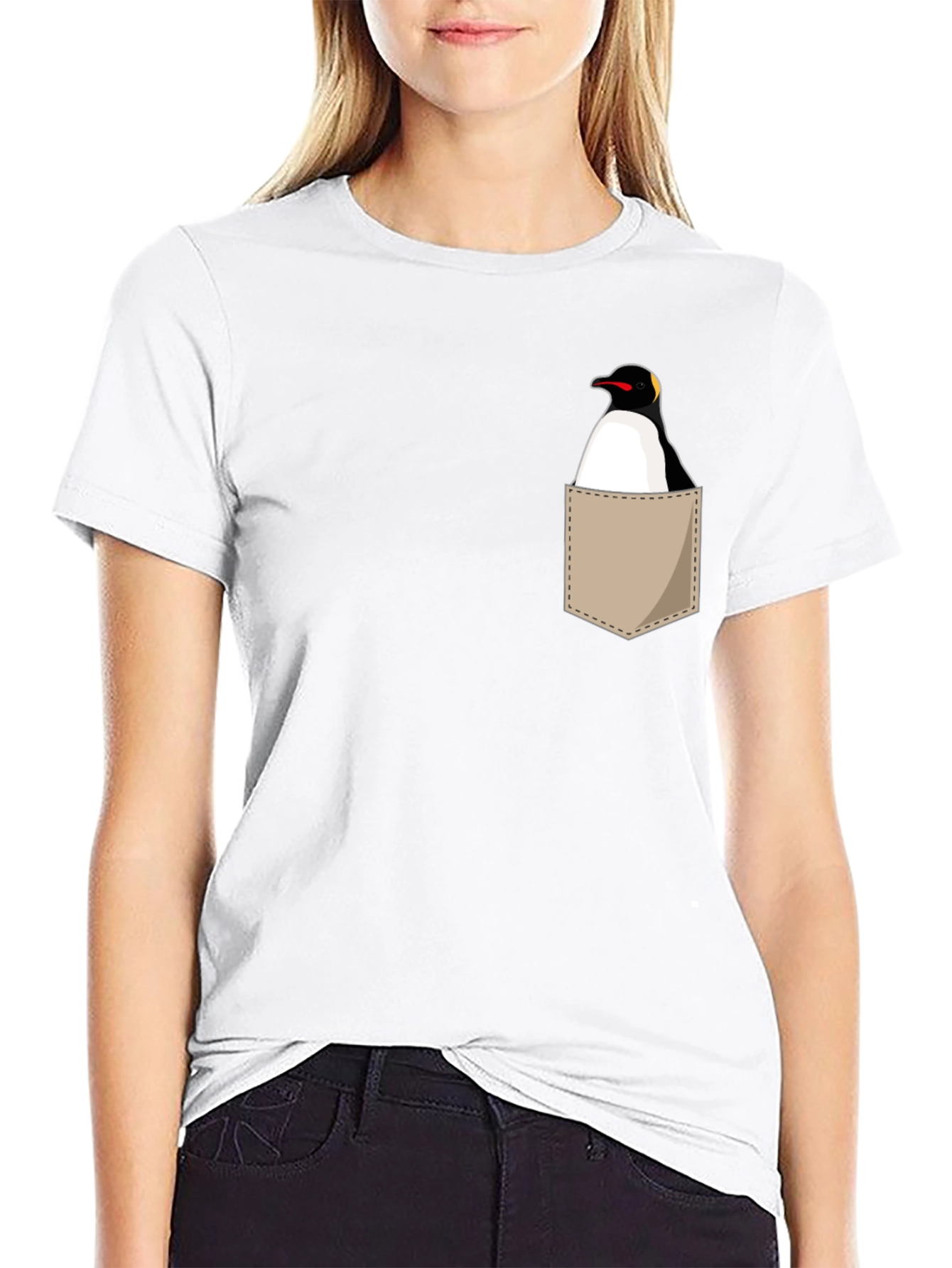 Penguin Pocket T-Shirt - Unique Graphic Tee