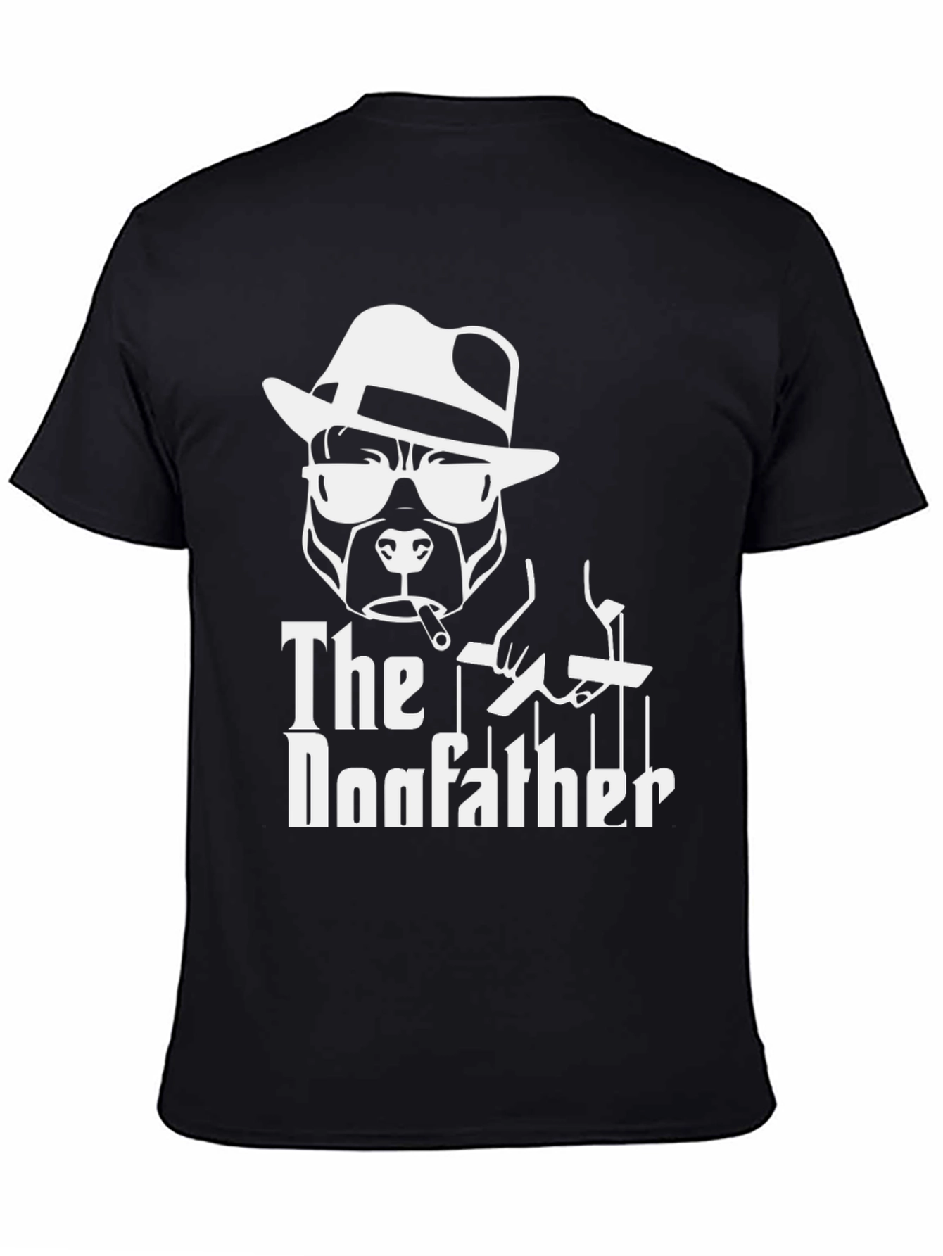 The Dogfather T-Shirt - Gangster Pitbull Tee