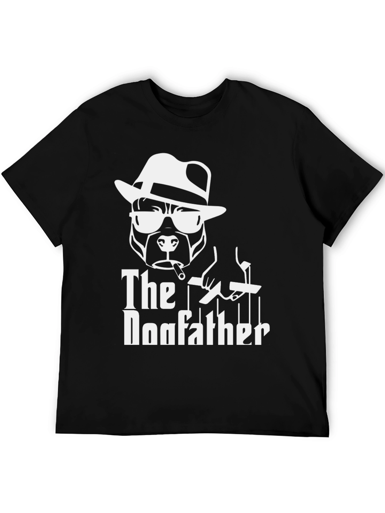 The Dogfather T-Shirt - Gangster Pitbull Tee