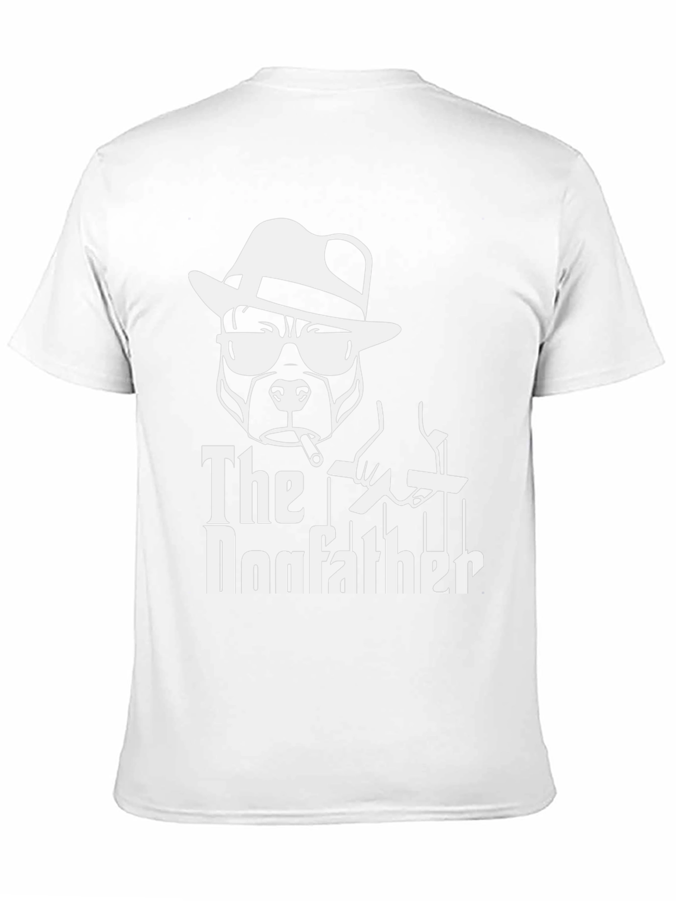 The Dogfather T-Shirt - Gangster Pitbull Tee