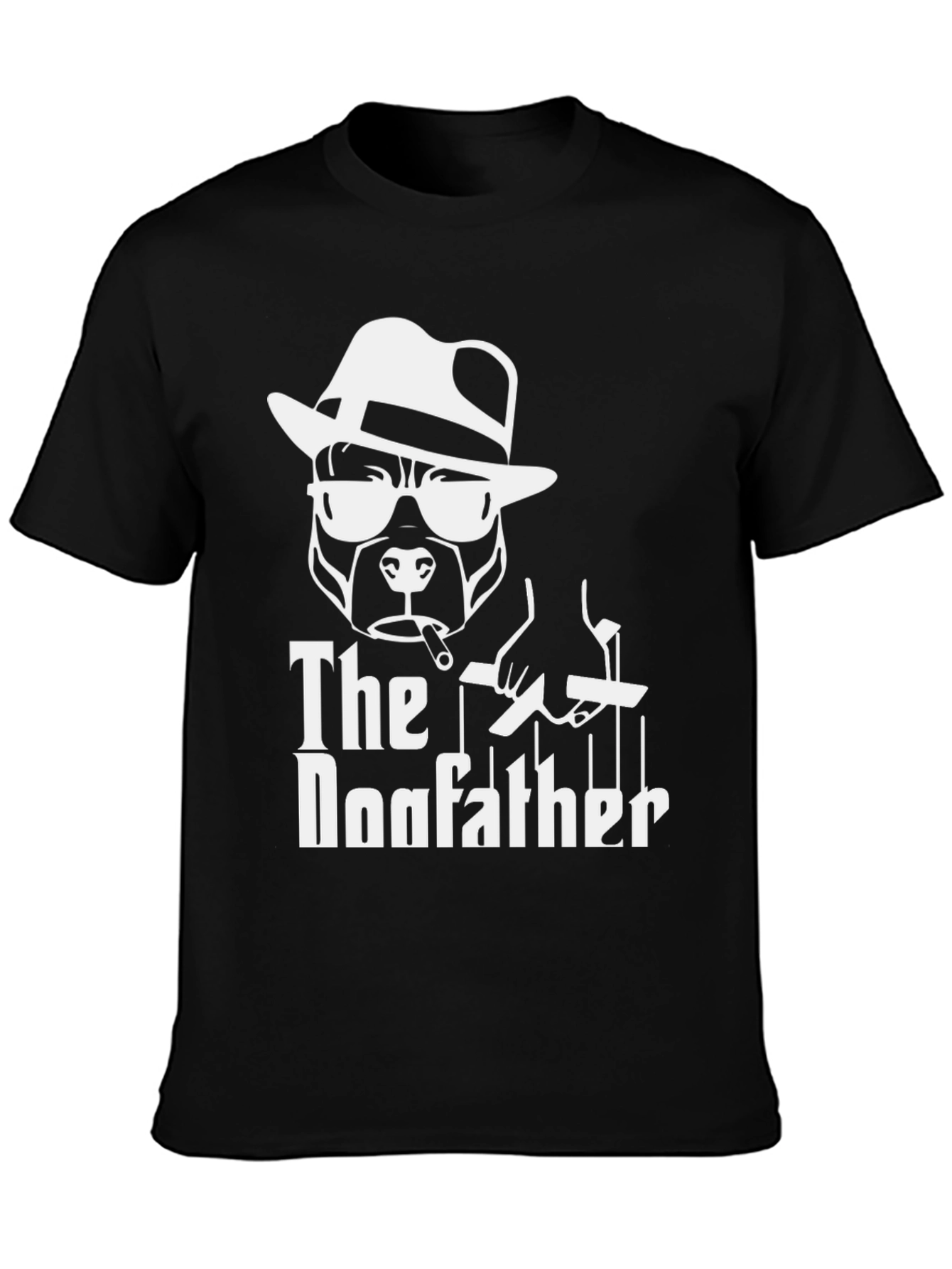 The Dogfather T-Shirt - Gangster Pitbull Tee