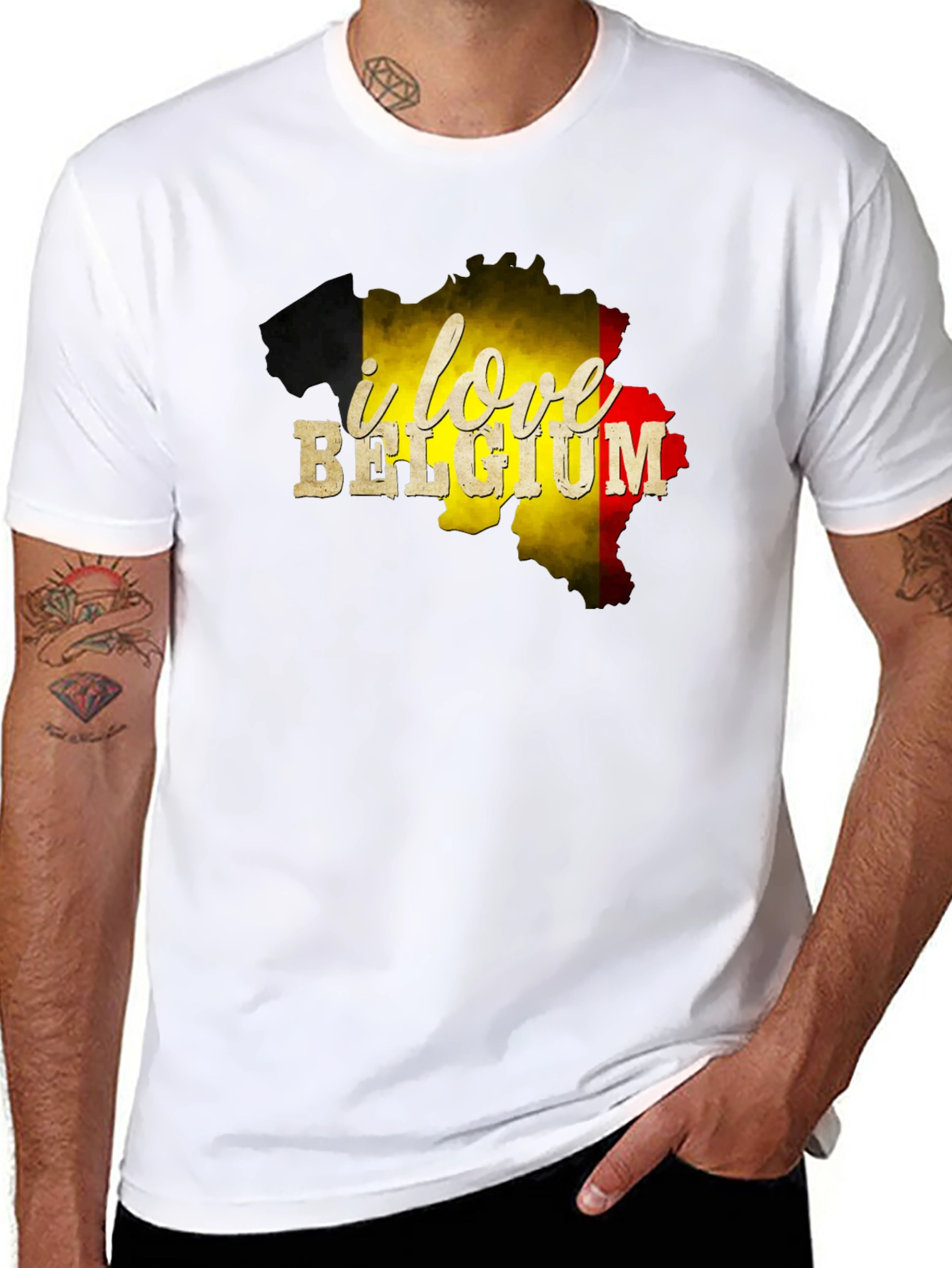 I Love Belgium T-Shirt - Country Pride