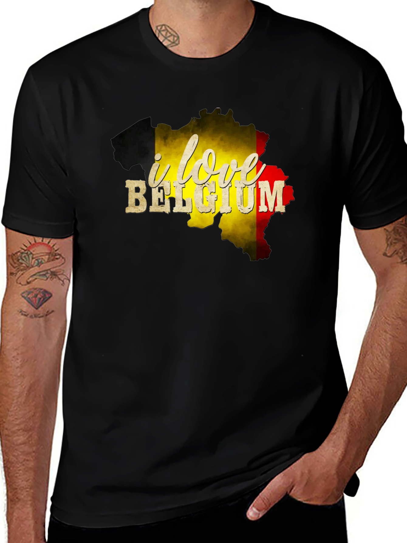 I Love Belgium T-Shirt - Country Pride