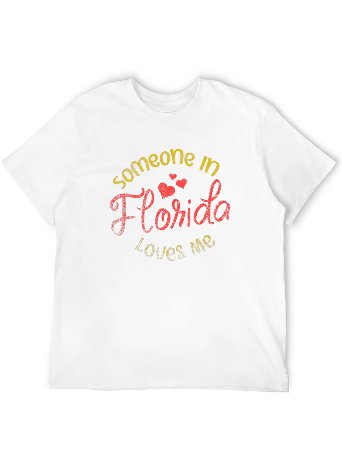 Someone in Florida Loves Me Black T-Shirt