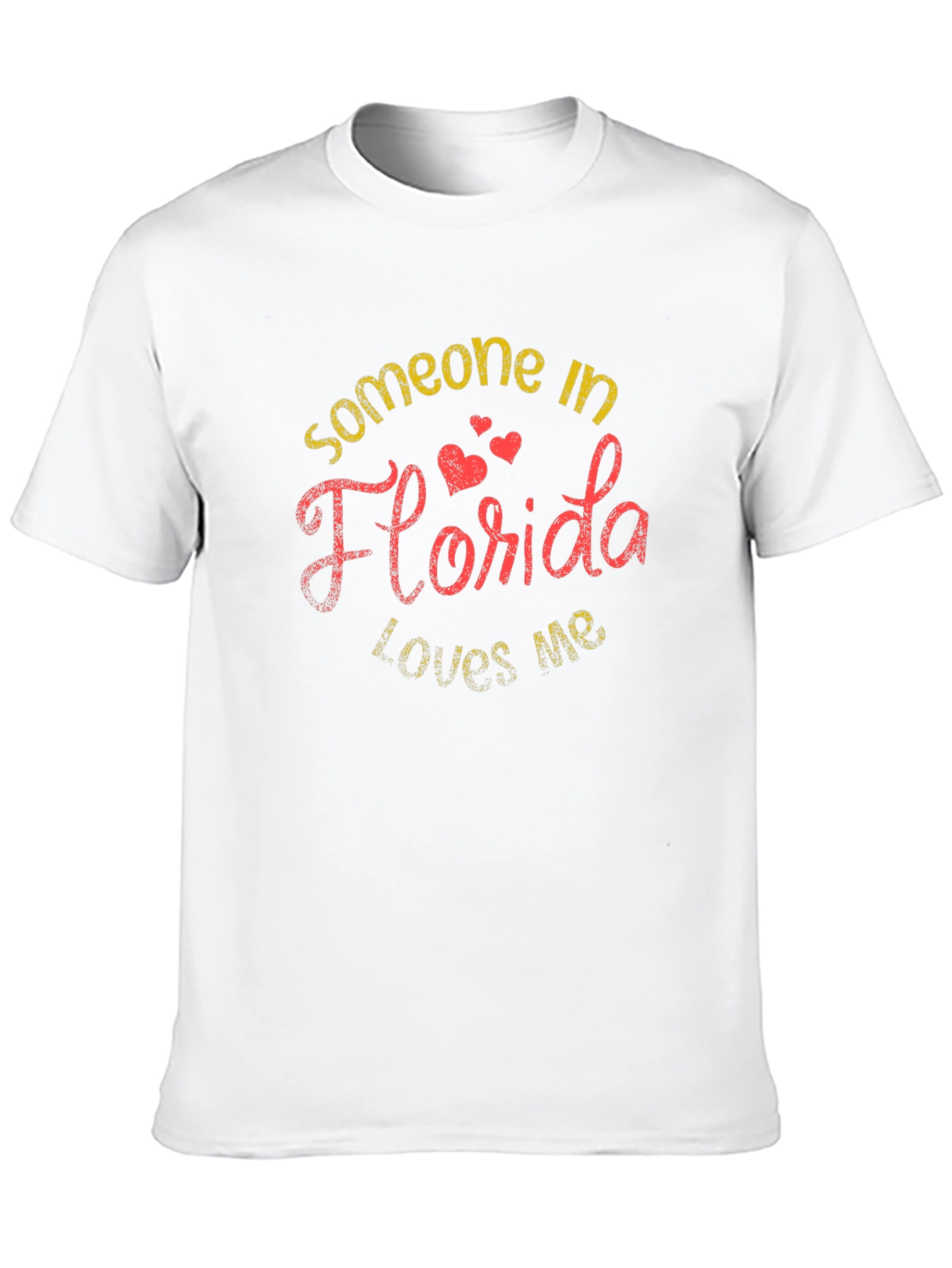 Someone in Florida Loves Me Black T-Shirt