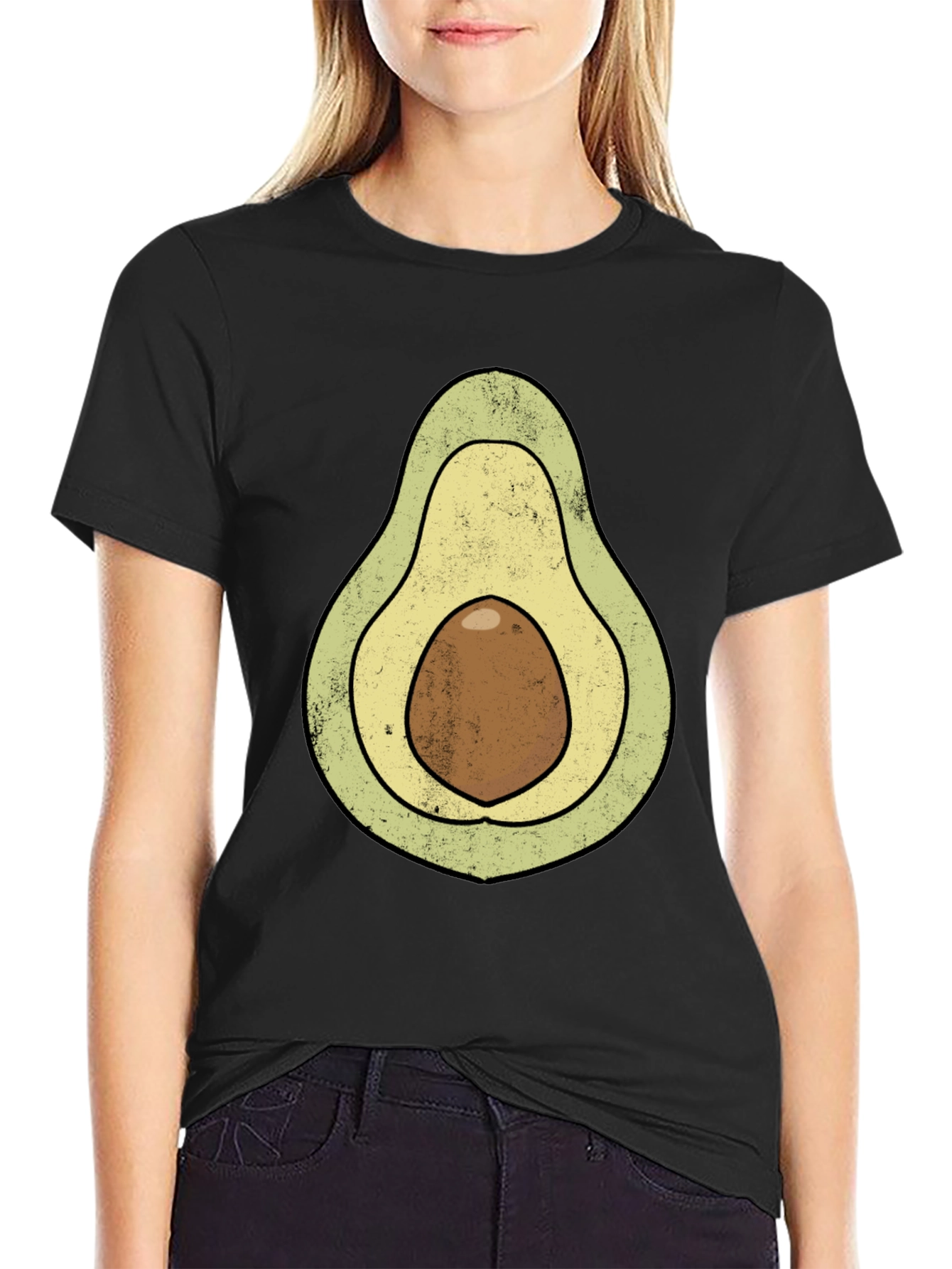 Avocado Graphic T-Shirt - Novelty Food Tee