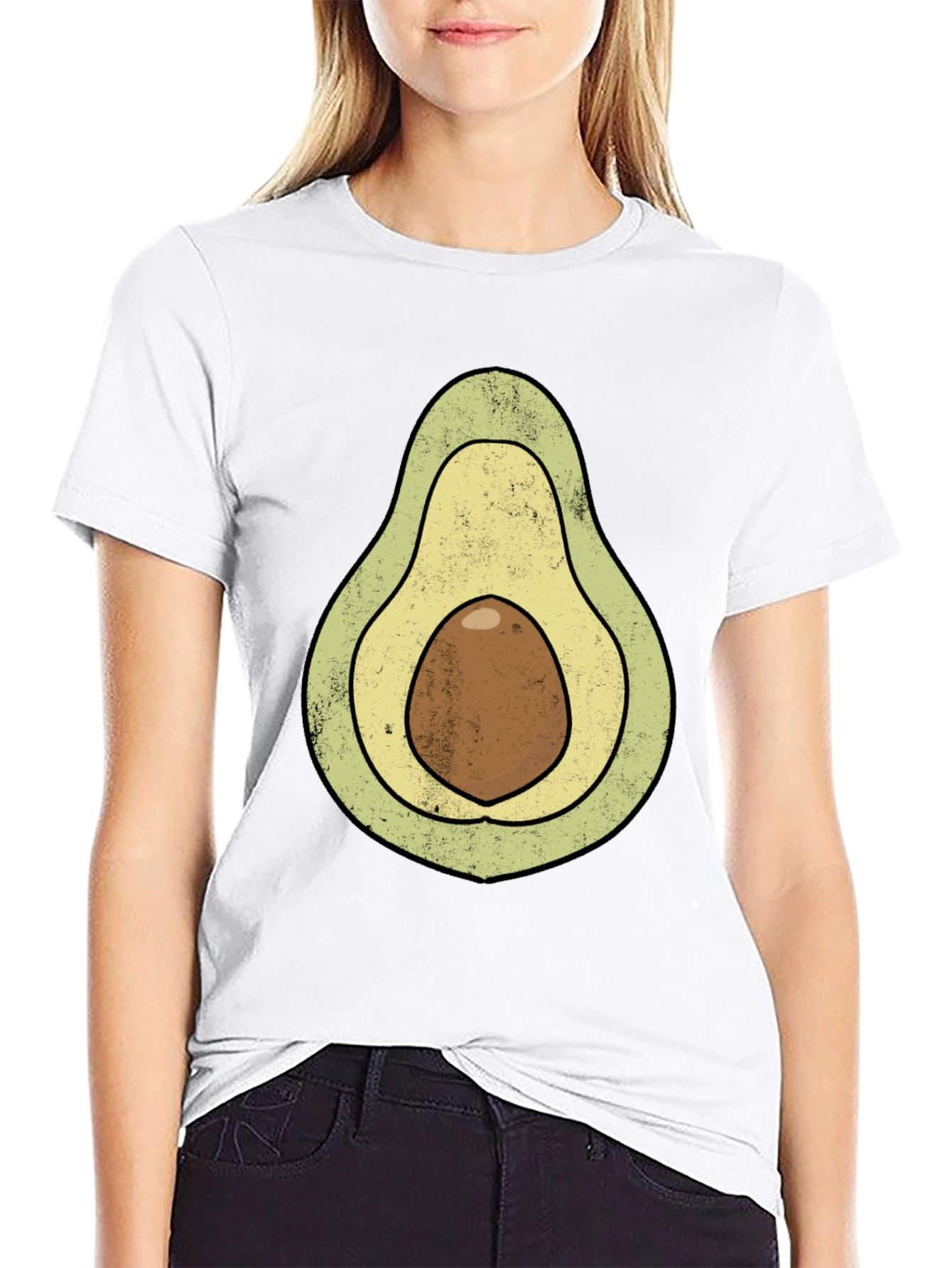Avocado Graphic T-Shirt - Novelty Food Tee