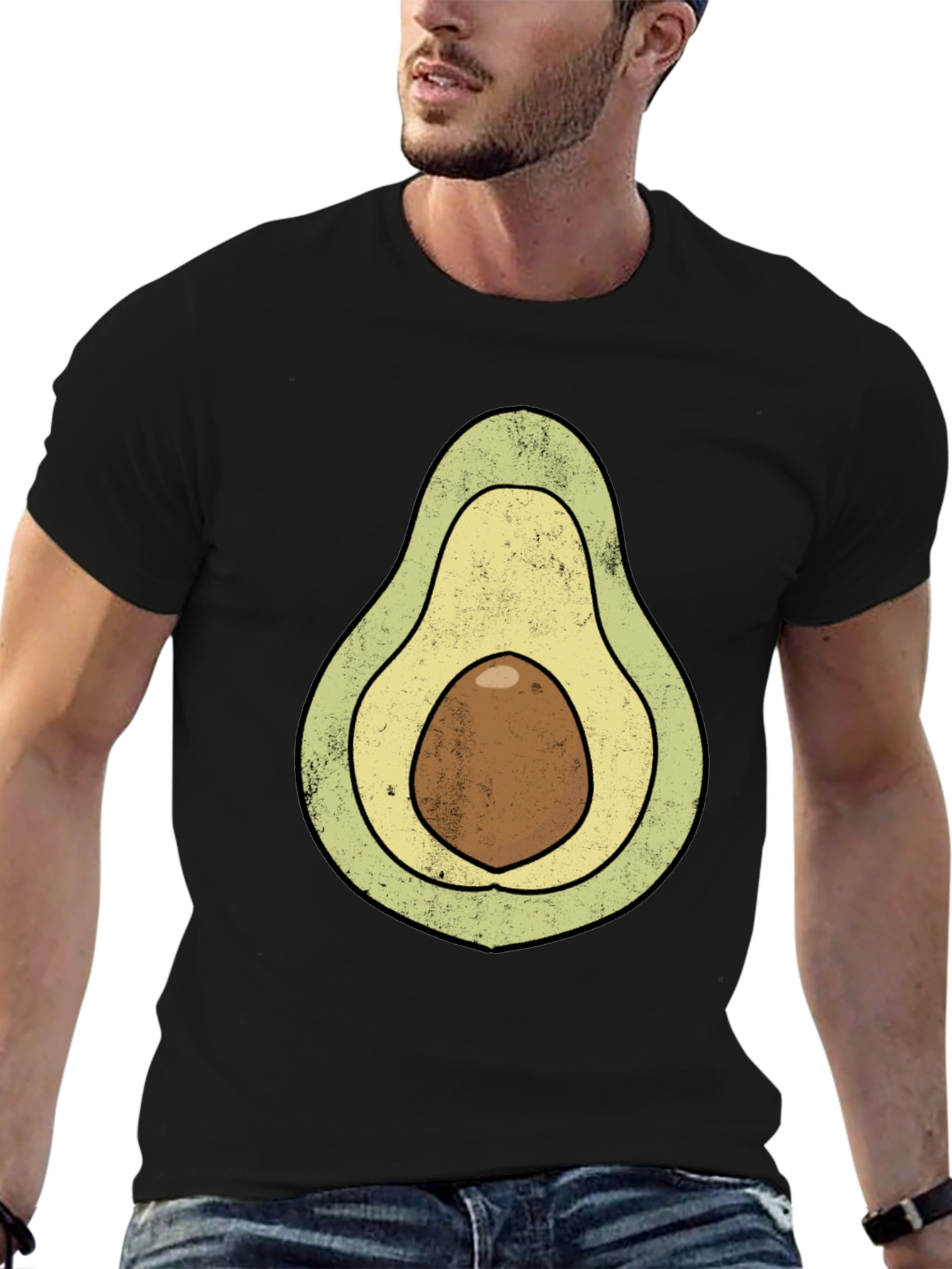 Avocado Graphic T-Shirt - Novelty Food Tee