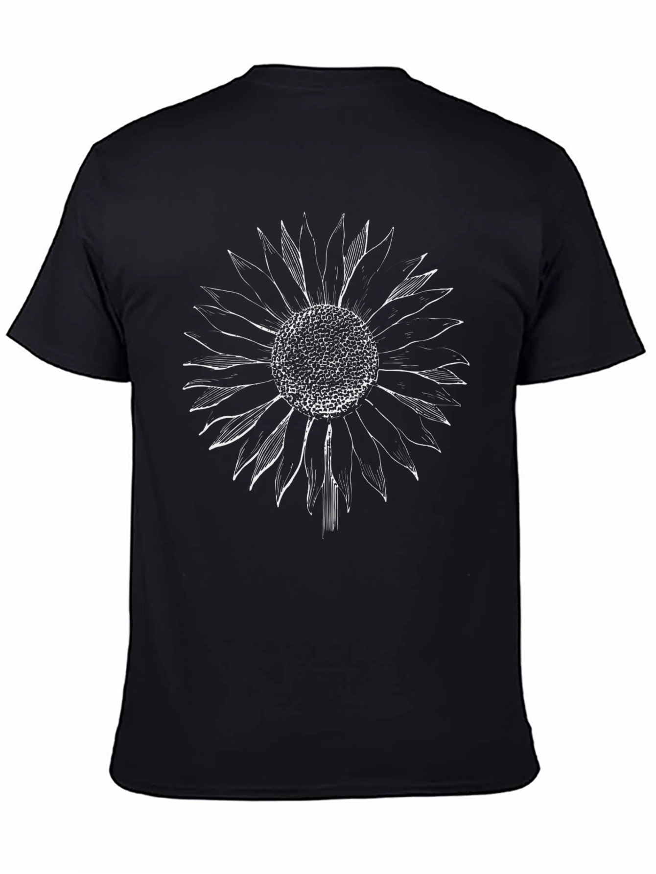 Black Sunflower Graphic Tee