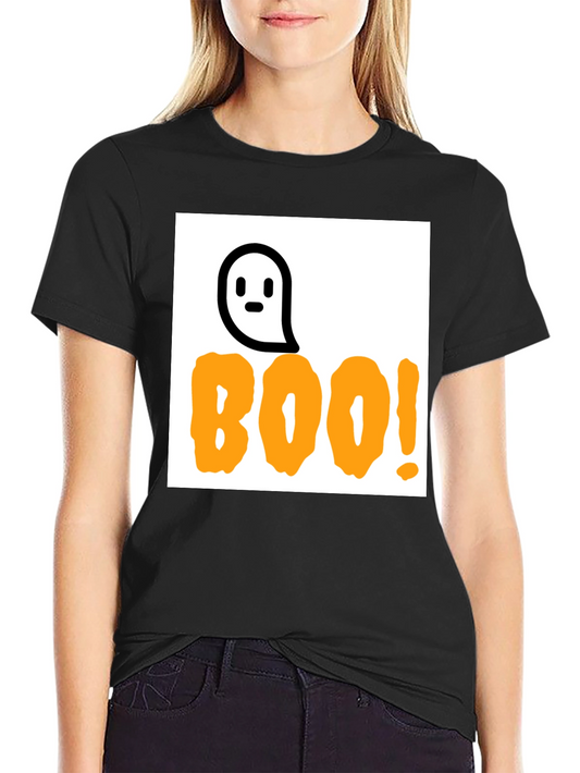 Boo! Halloween T-Shirt - Ghost Design