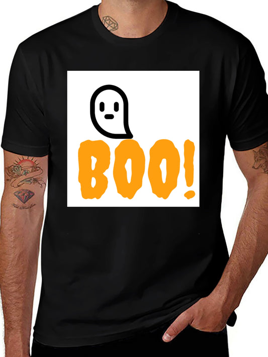 Boo! Halloween T-Shirt - Ghost Design