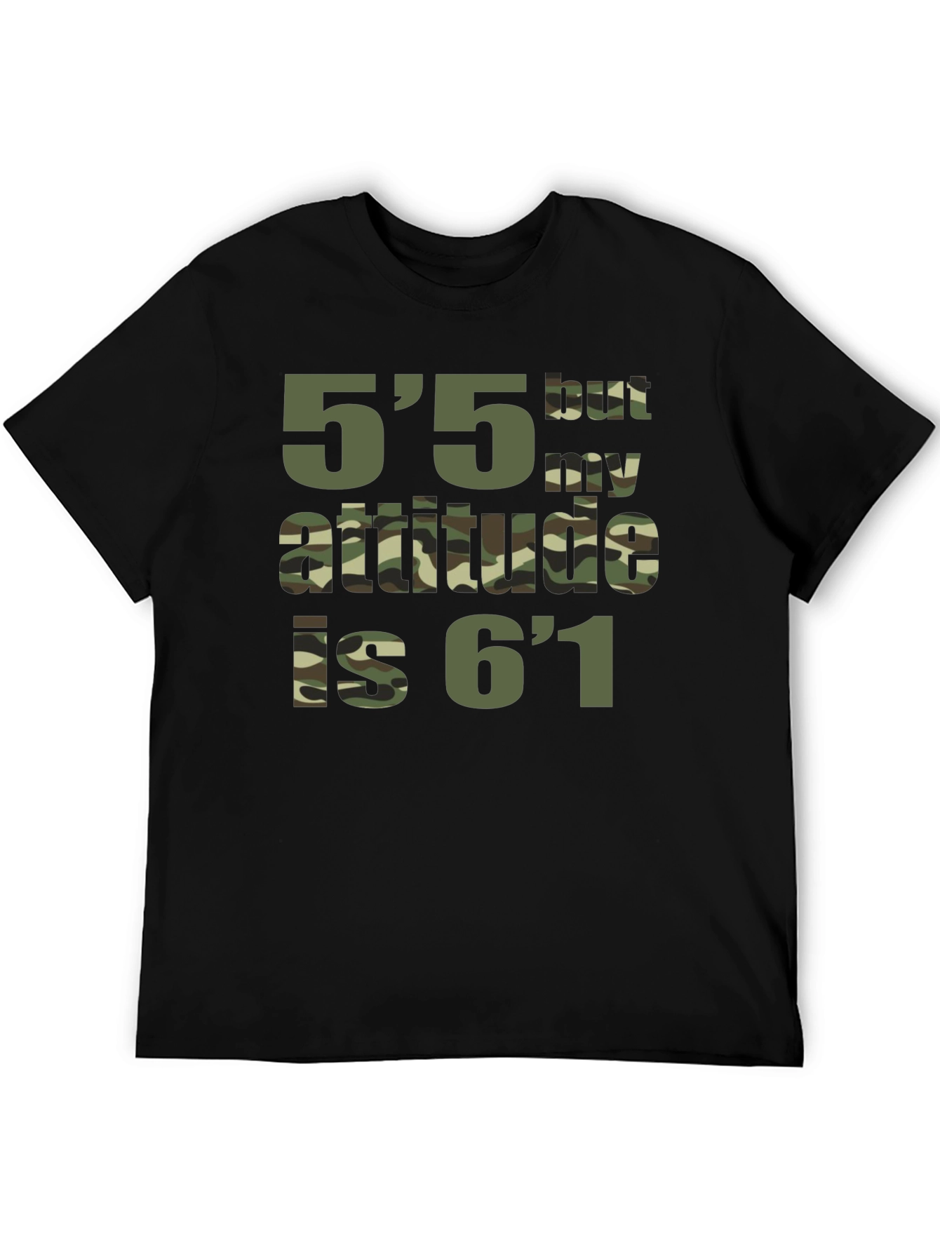 Funny Height Attitude Graphic T-Shirt