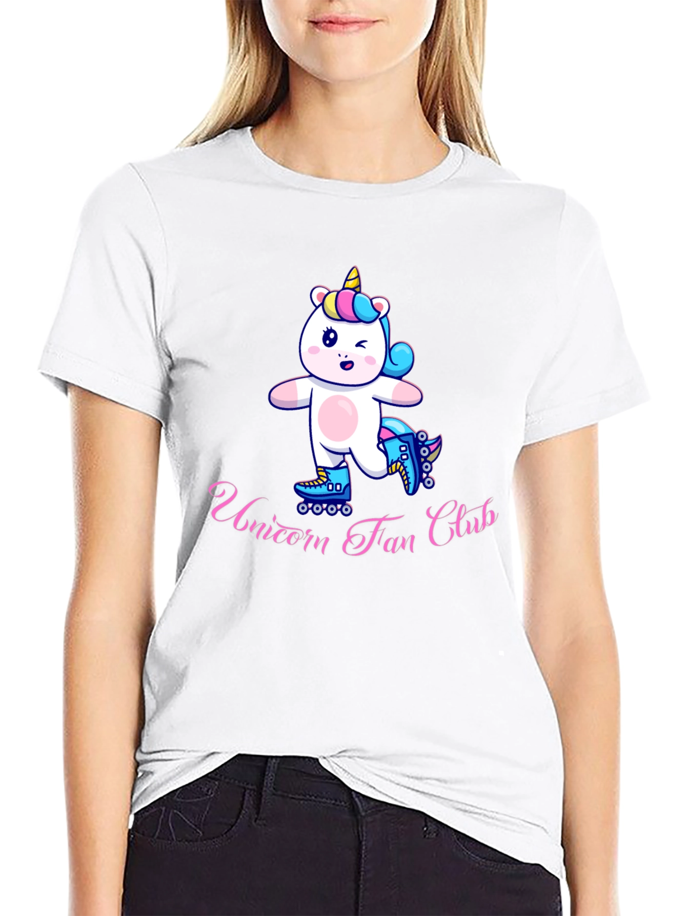 Unicorn Fan Club Black T-Shirt