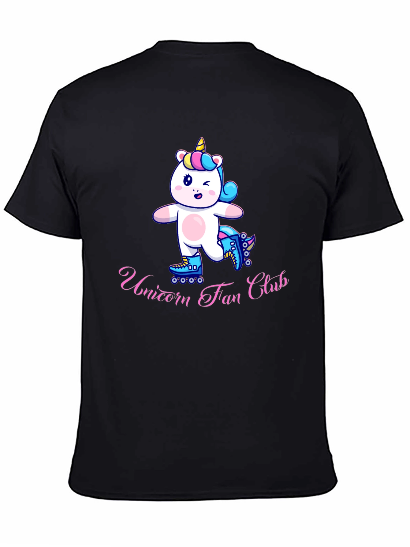 Unicorn Fan Club Black T-Shirt