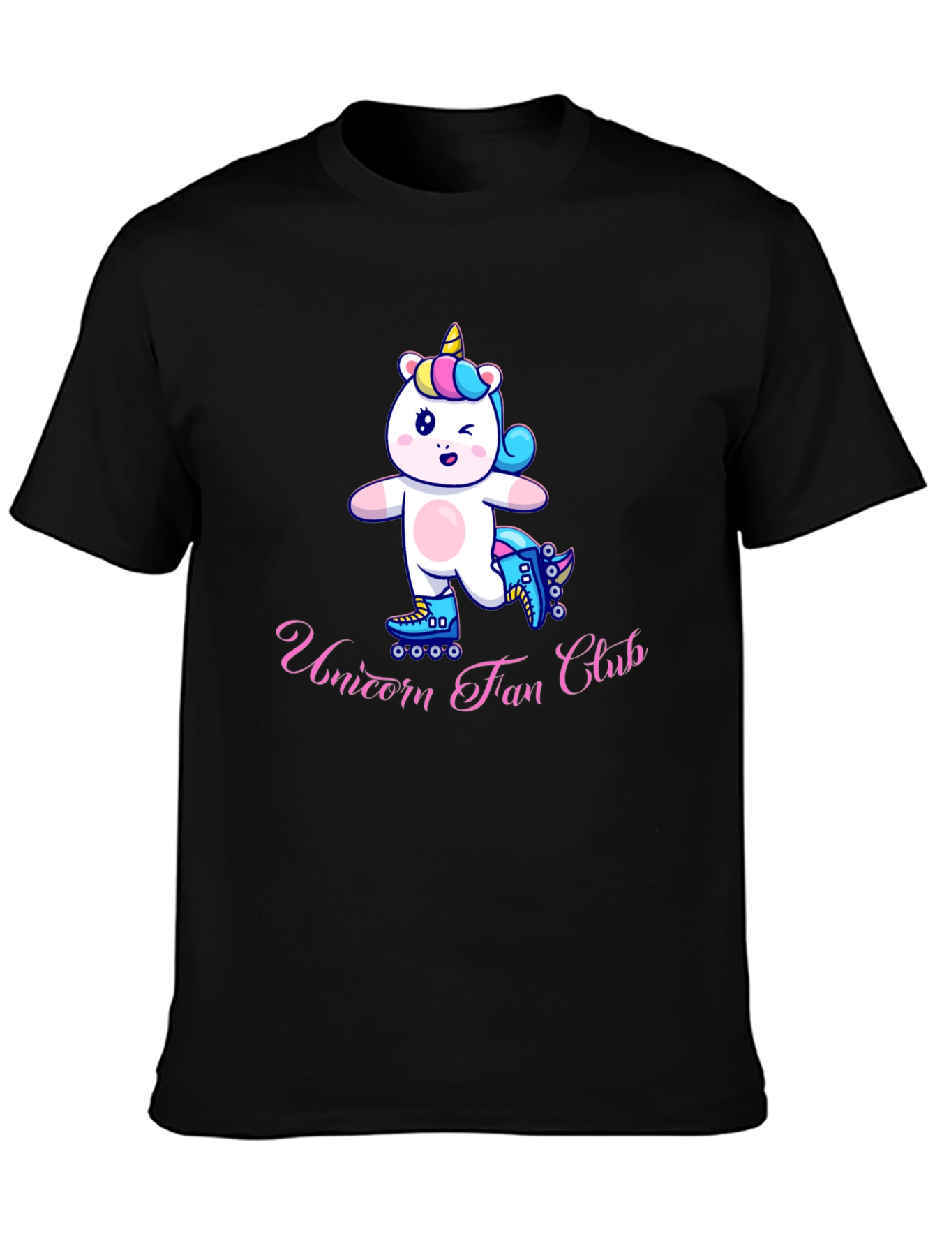 Unicorn Fan Club Black T-Shirt