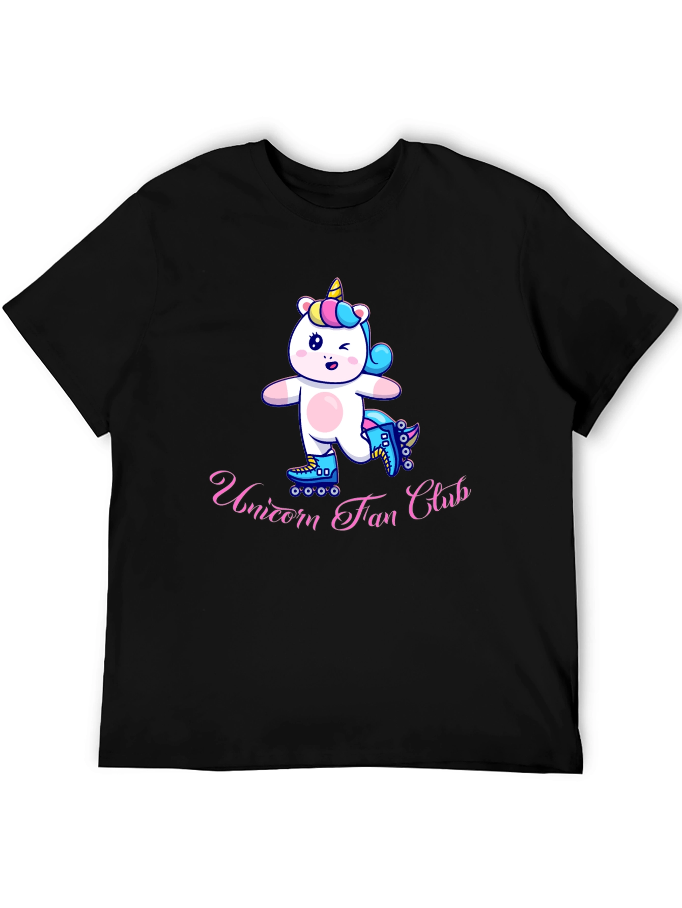 Unicorn Fan Club Black T-Shirt