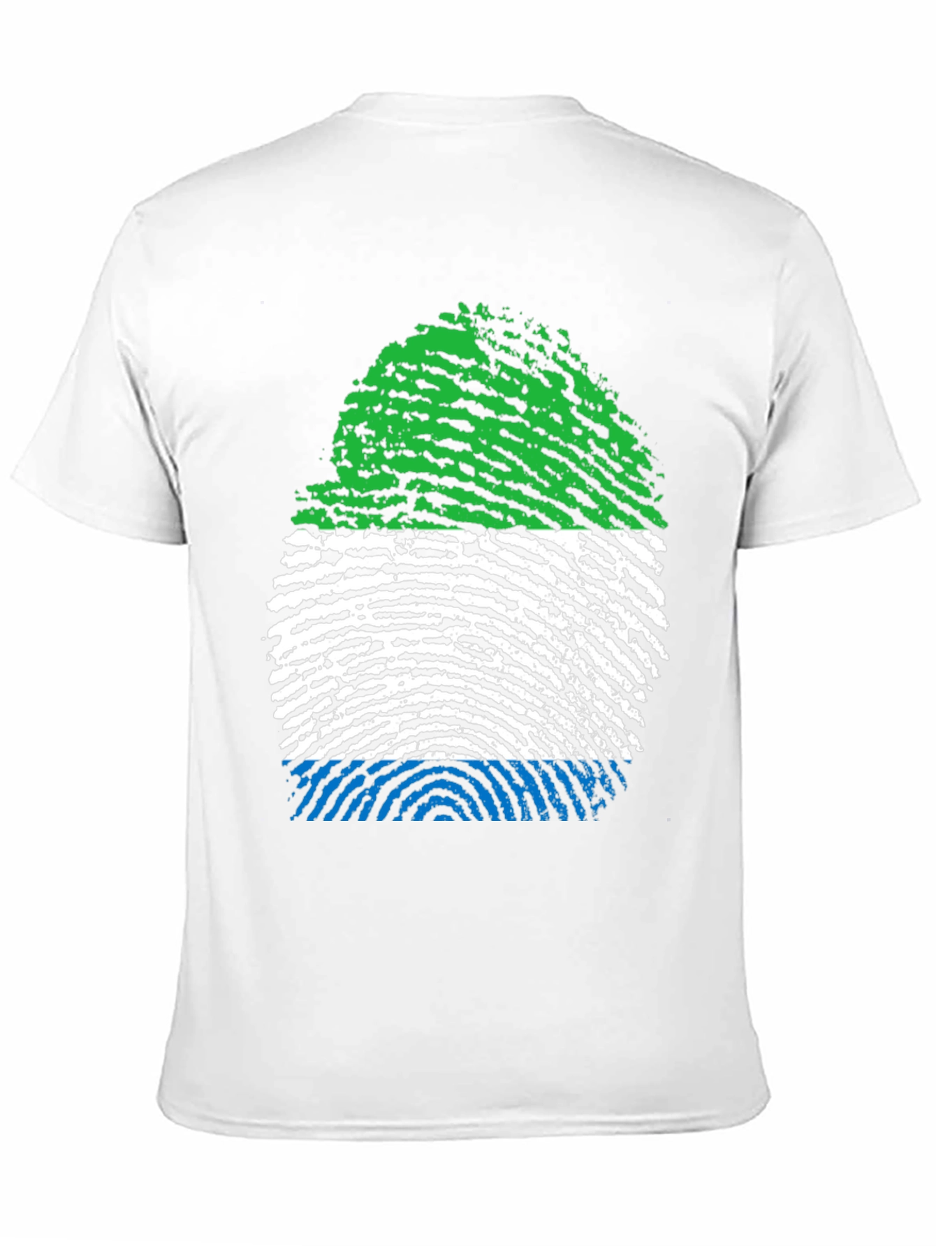 Sierra Leone Fingerprint Flag T-Shirt