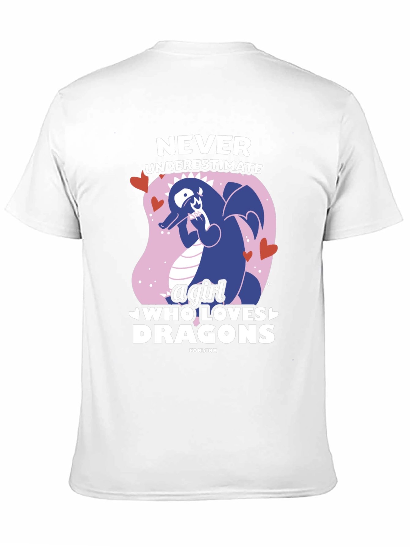 Never Underestimate a Girl Who Loves Dragons T-Shirt