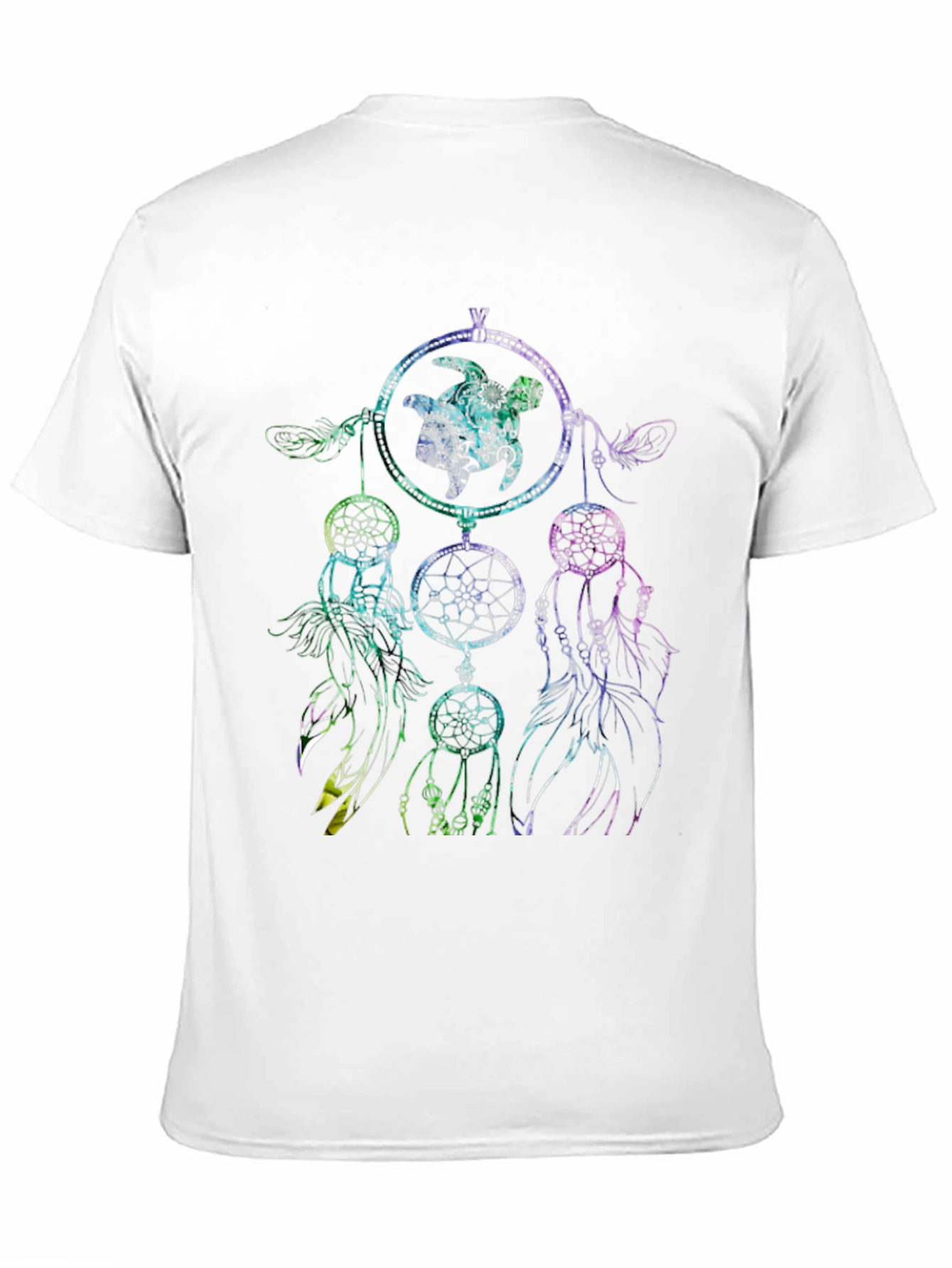 Dreamcatcher Turtle Graphic Tee - Black