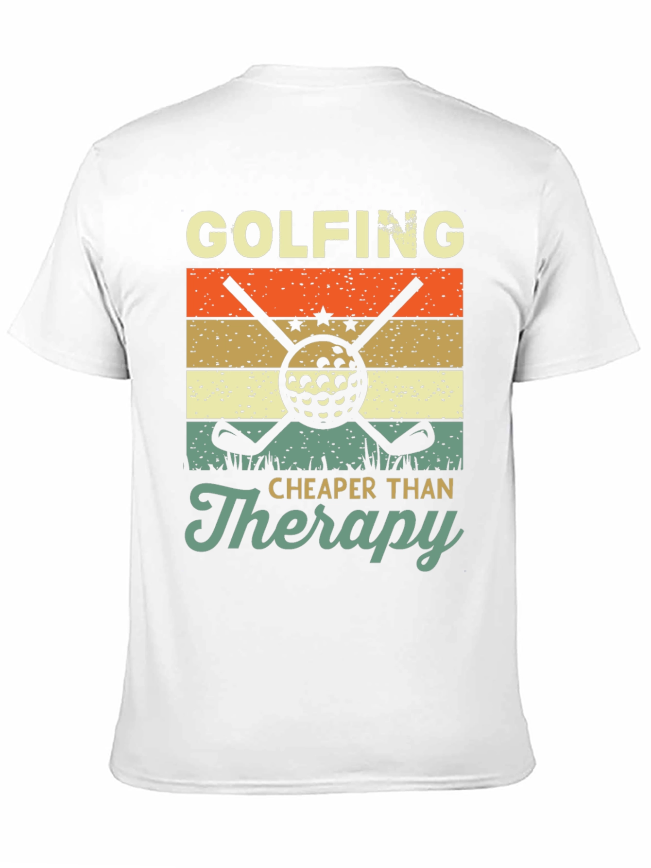 Golfing Cheaper Than Therapy T-Shirt