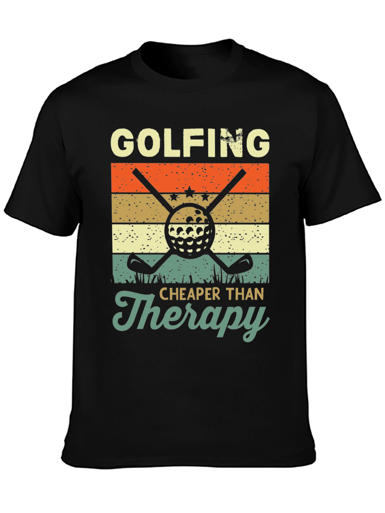 Golfing Cheaper Than Therapy T-Shirt