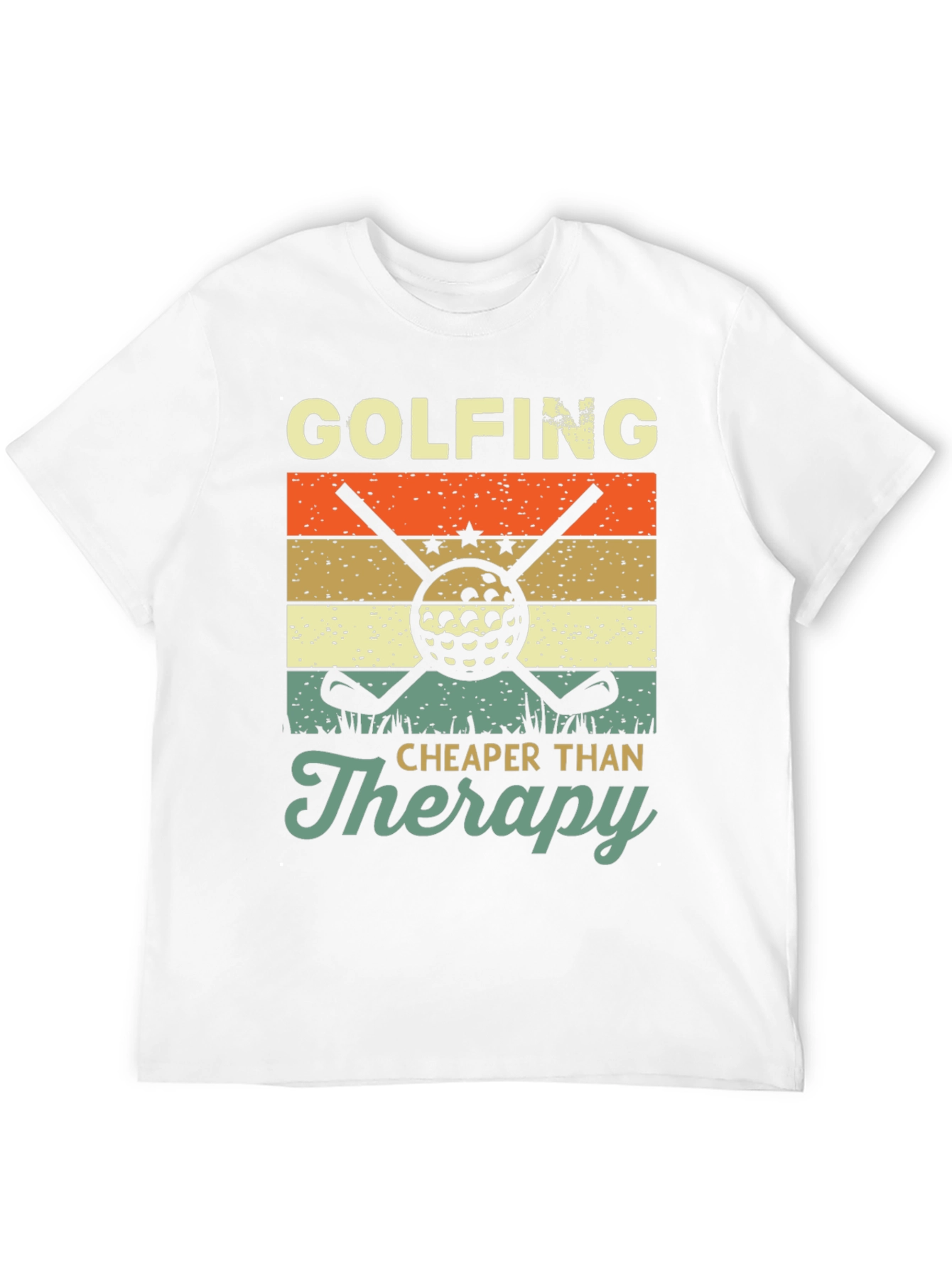 Golfing Cheaper Than Therapy T-Shirt
