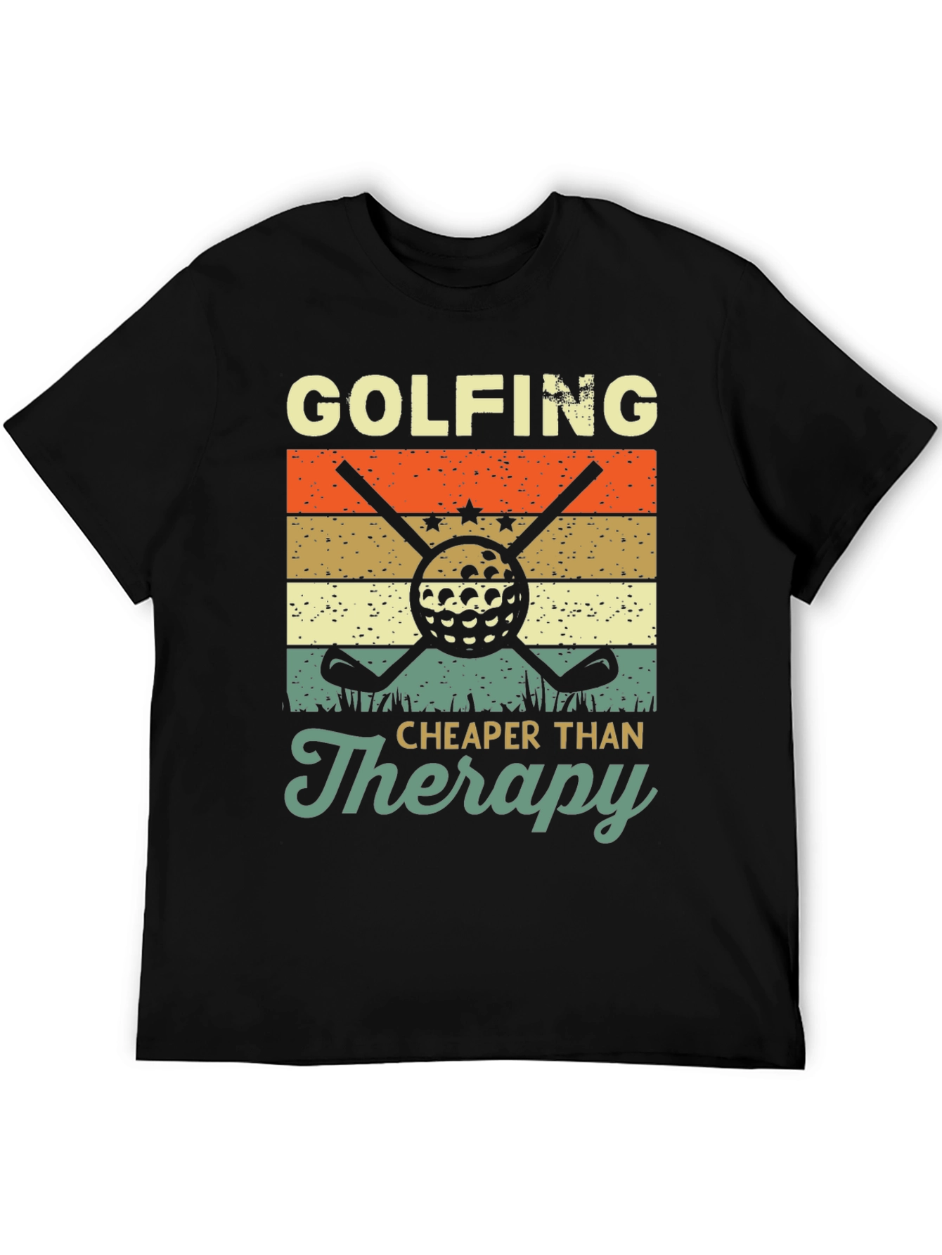 Golfing Cheaper Than Therapy T-Shirt