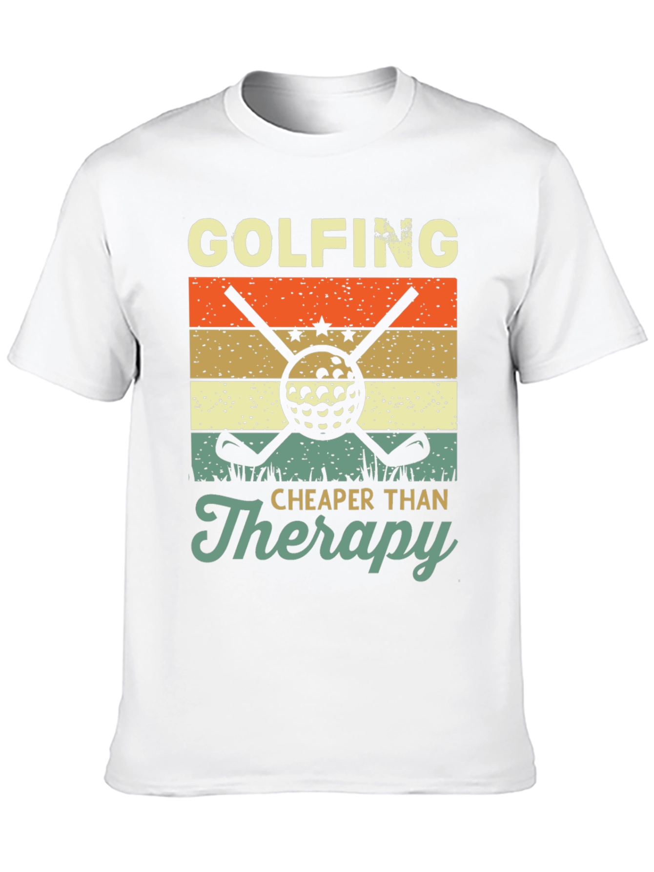 Golfing Cheaper Than Therapy T-Shirt