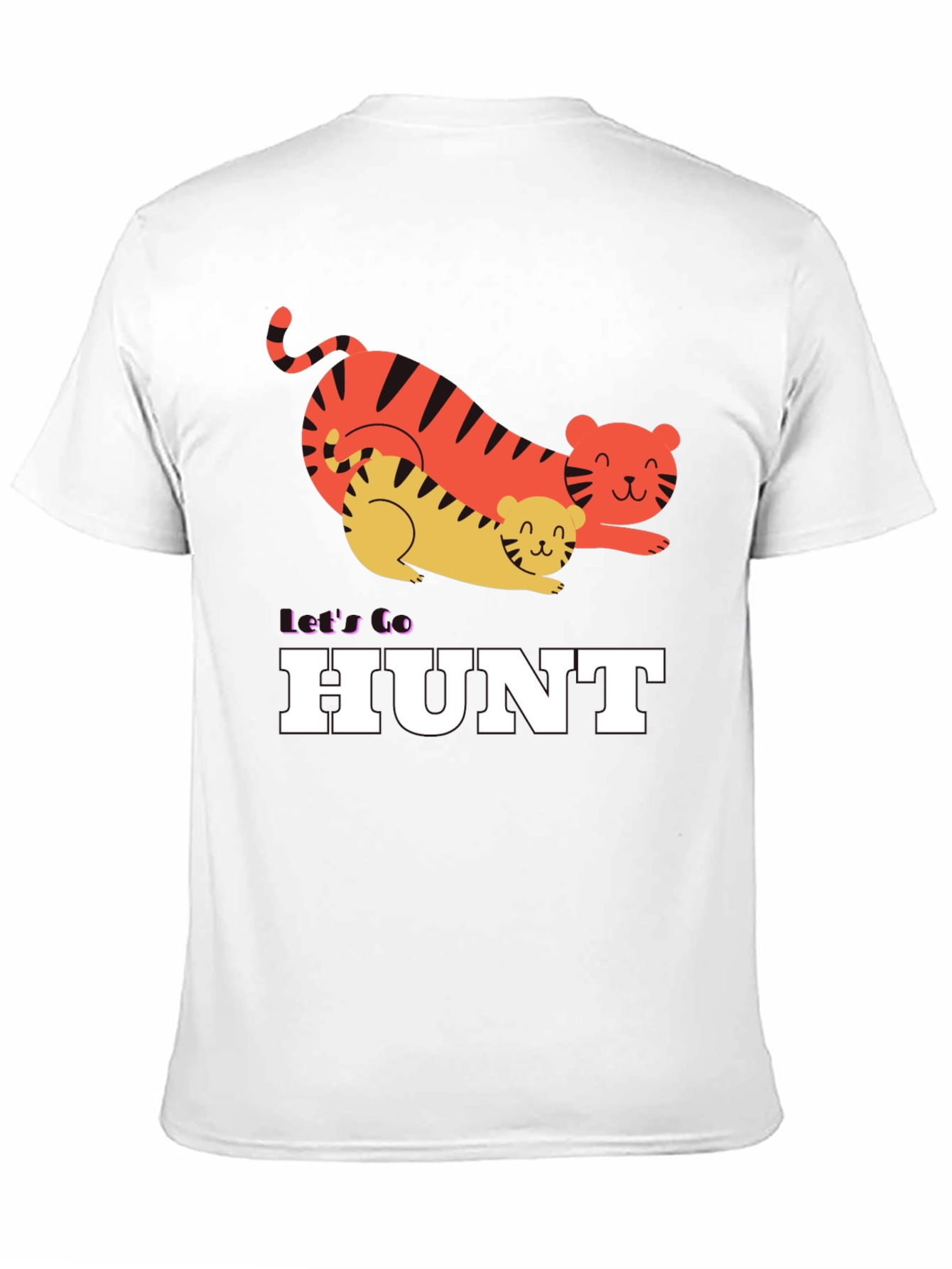 Lets Go Hunt Tiger Graphic Tee
