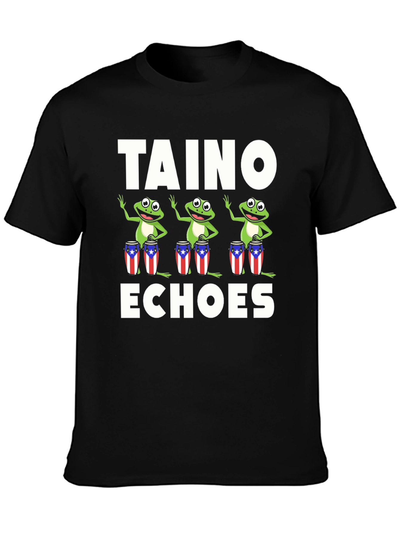 Taino Echoes Puerto Rico Frog T-Shirt