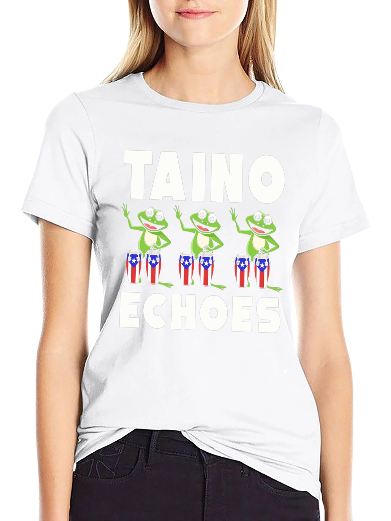 Taino Echoes Puerto Rico Frog T-Shirt