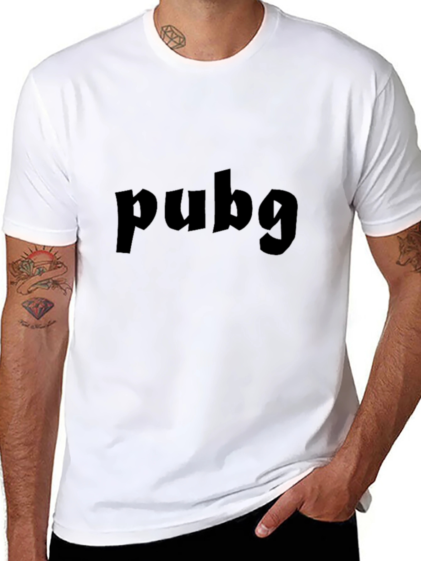 PUBG Black Graphic Tee