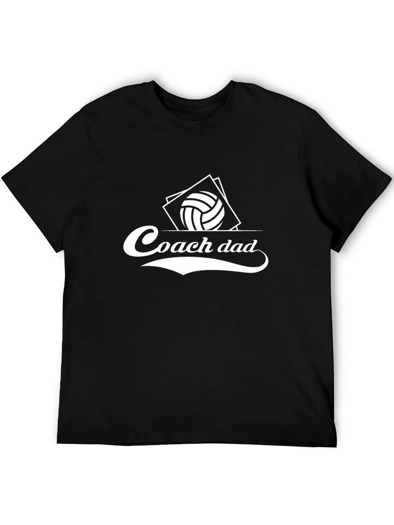 Coach Dad Volleyball T-Shirt - Sports Fan Apparel