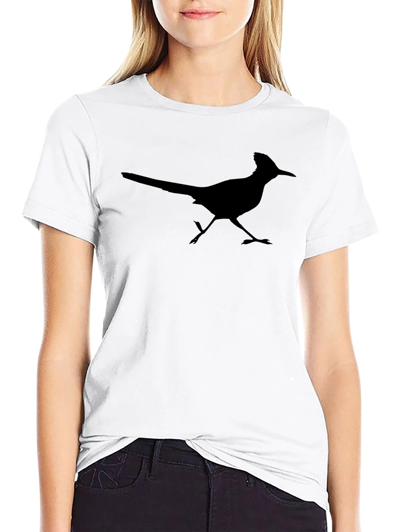 Roadrunner Silhouette T-Shirt - Black