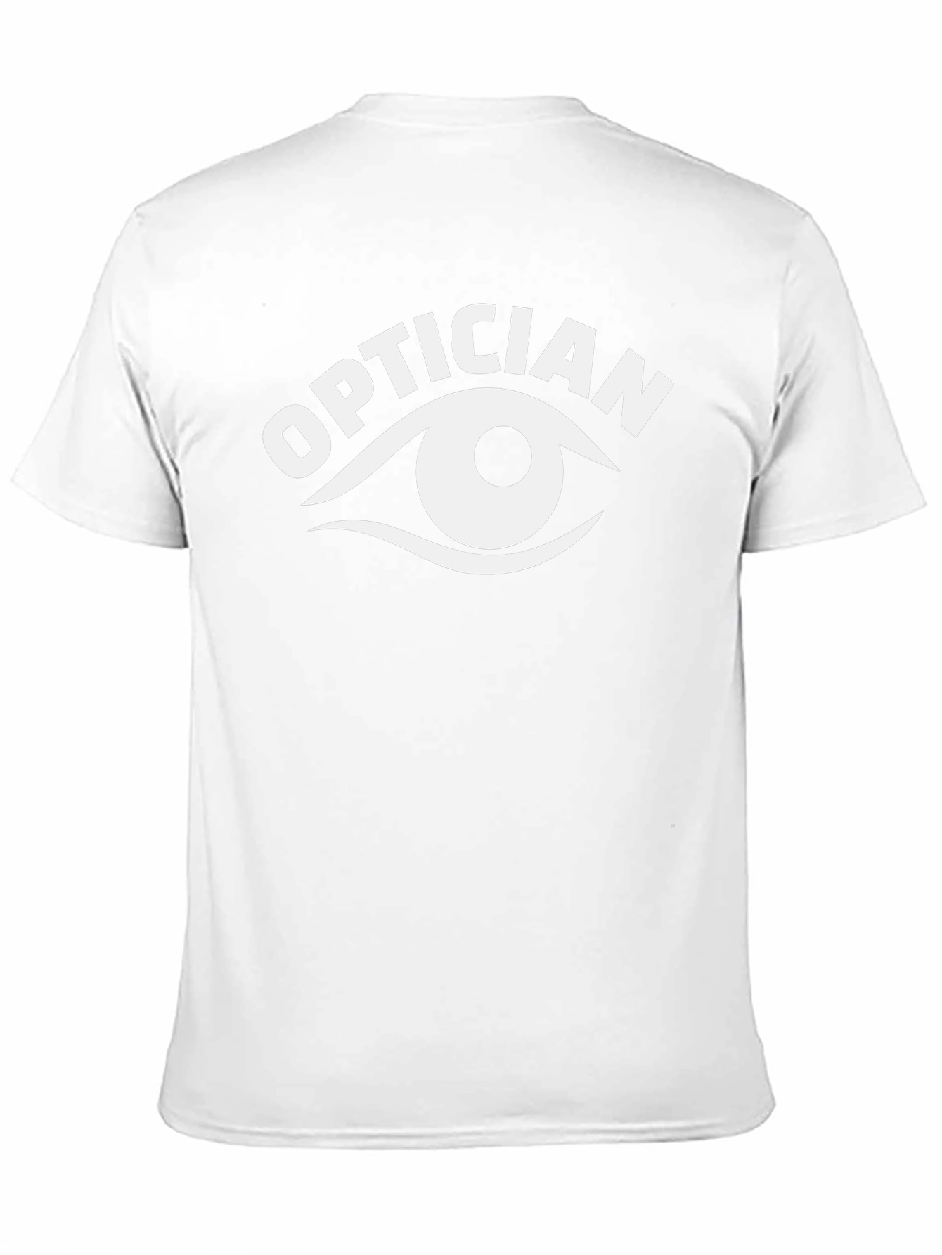 Optician Eye Graphic T-Shirt - Black Crew Neck Tee