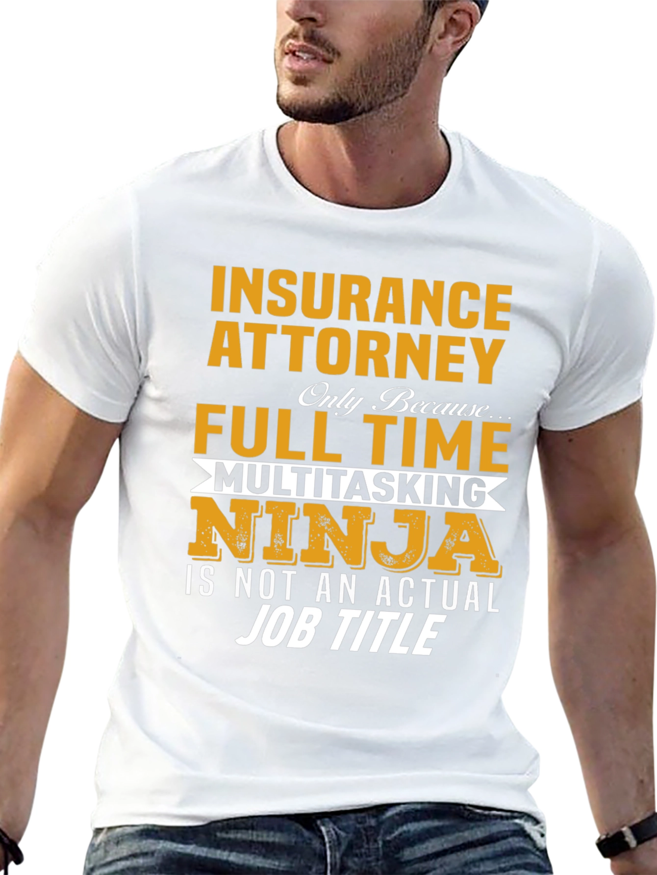 Insurance Attorney Multitasking Ninja Graphic T-Shirt