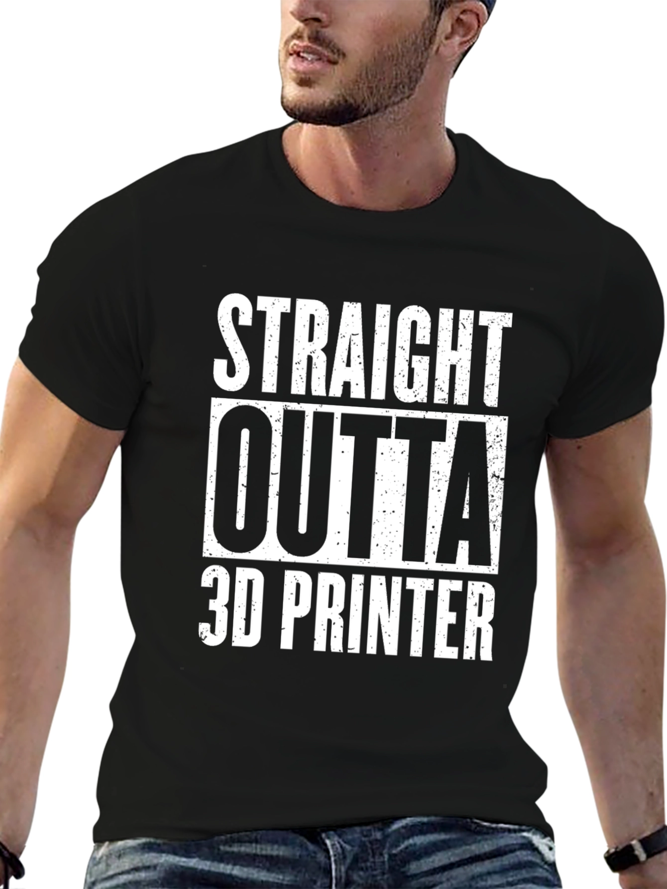 Straight Outta 3D Printer Graphic Tee
