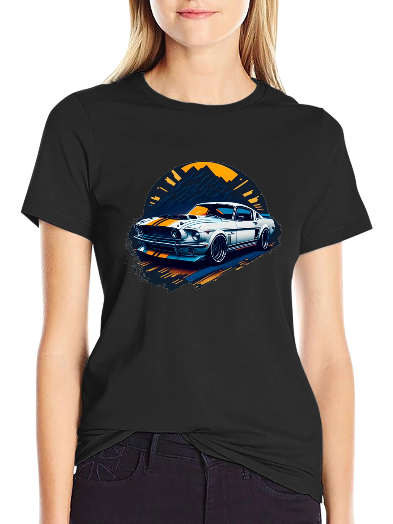 Retro Car Graphic Tee - Cool Classic Car Shirt