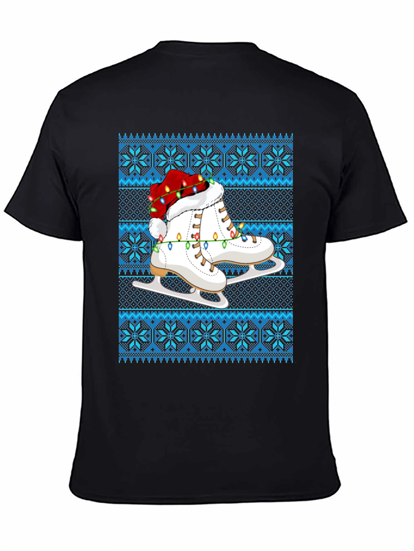 Festive Ice Skate Christmas T-Shirt