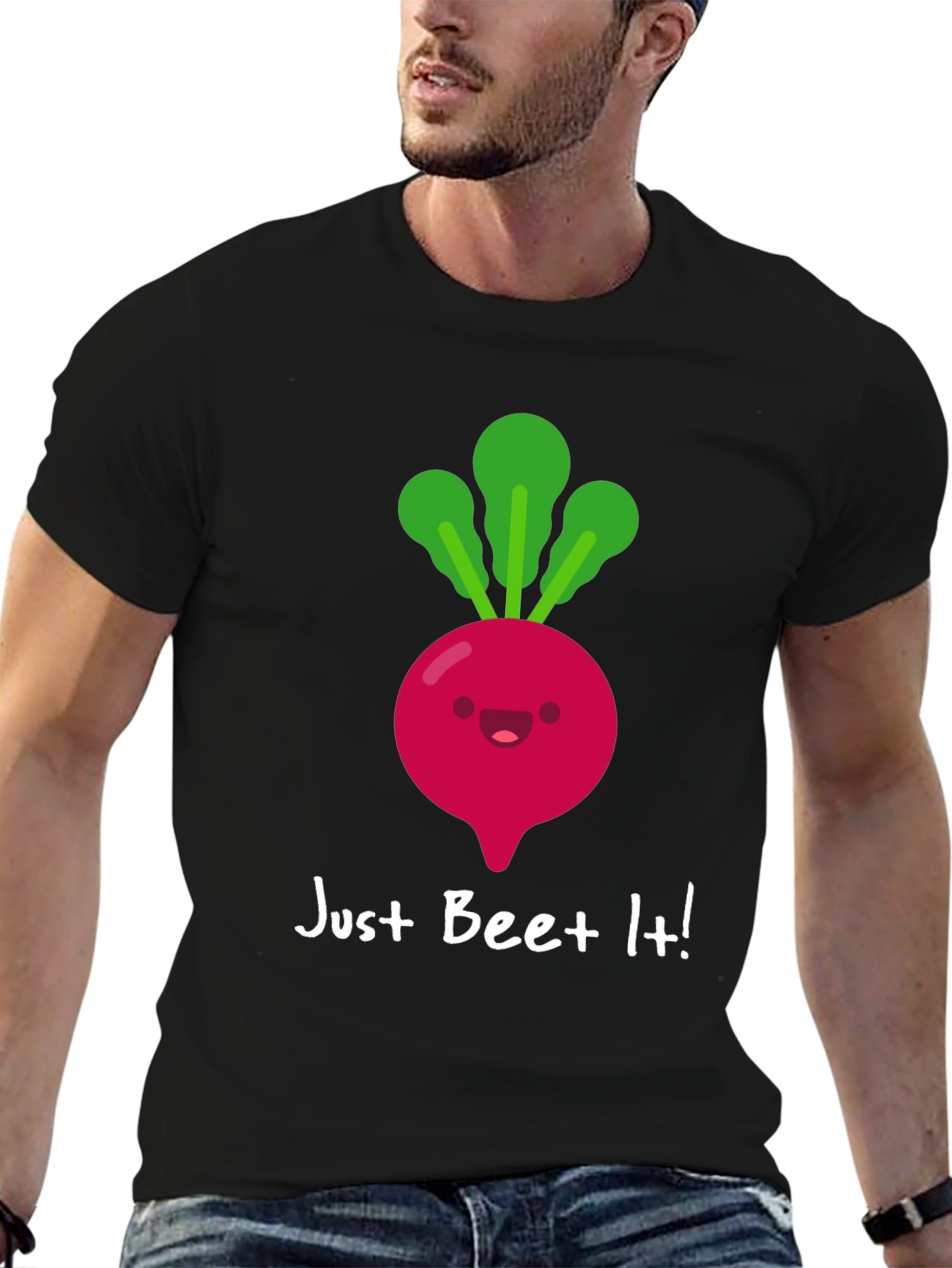 Just Beet It! Graphic T-Shirt - Funny Foodie Tee