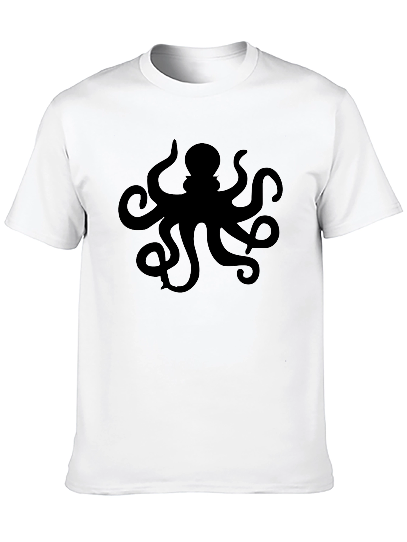 Black Octopus Graphic T-Shirt