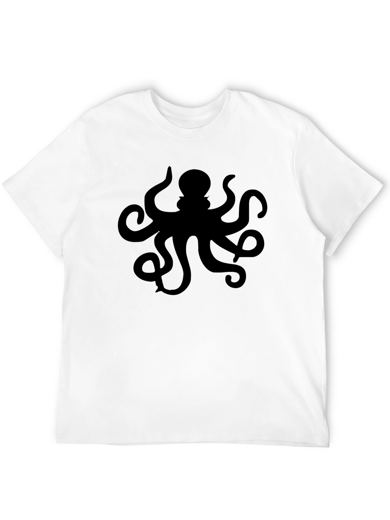 Black Octopus Graphic T-Shirt