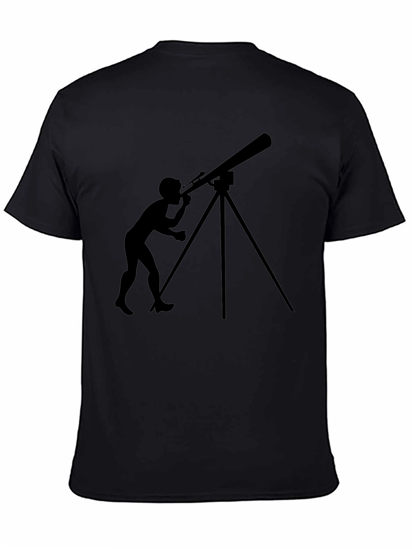 Telescope Graphic Tee - Stargazer Silhouette