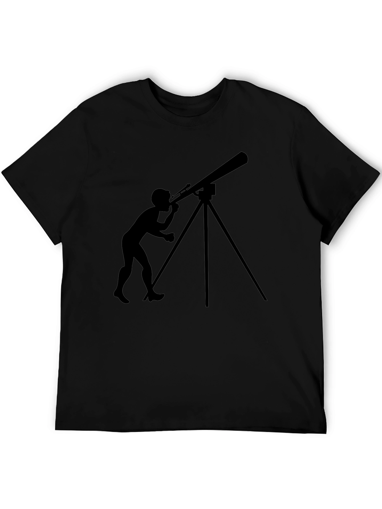 Telescope Graphic Tee - Stargazer Silhouette