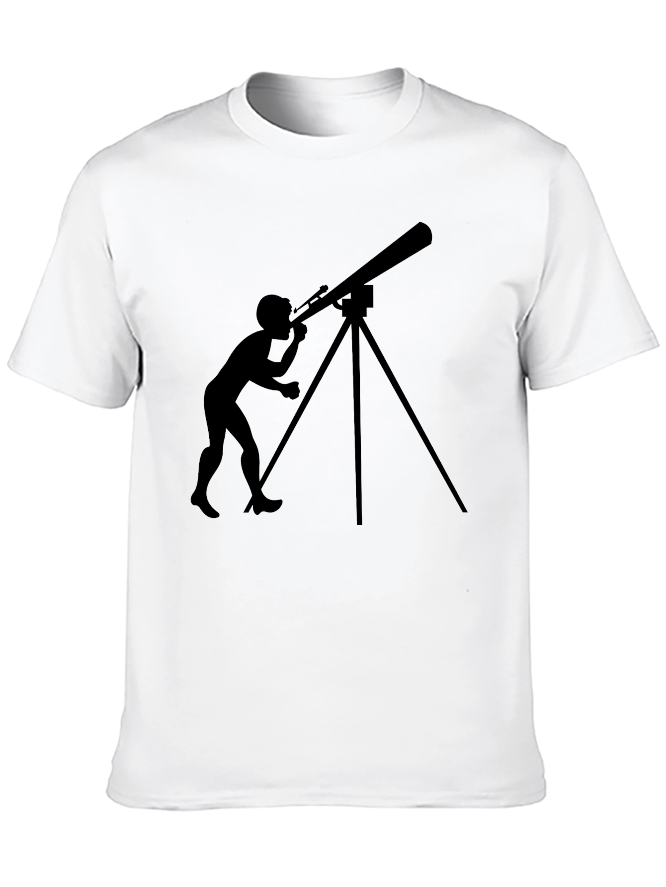 Telescope Graphic Tee - Stargazer Silhouette