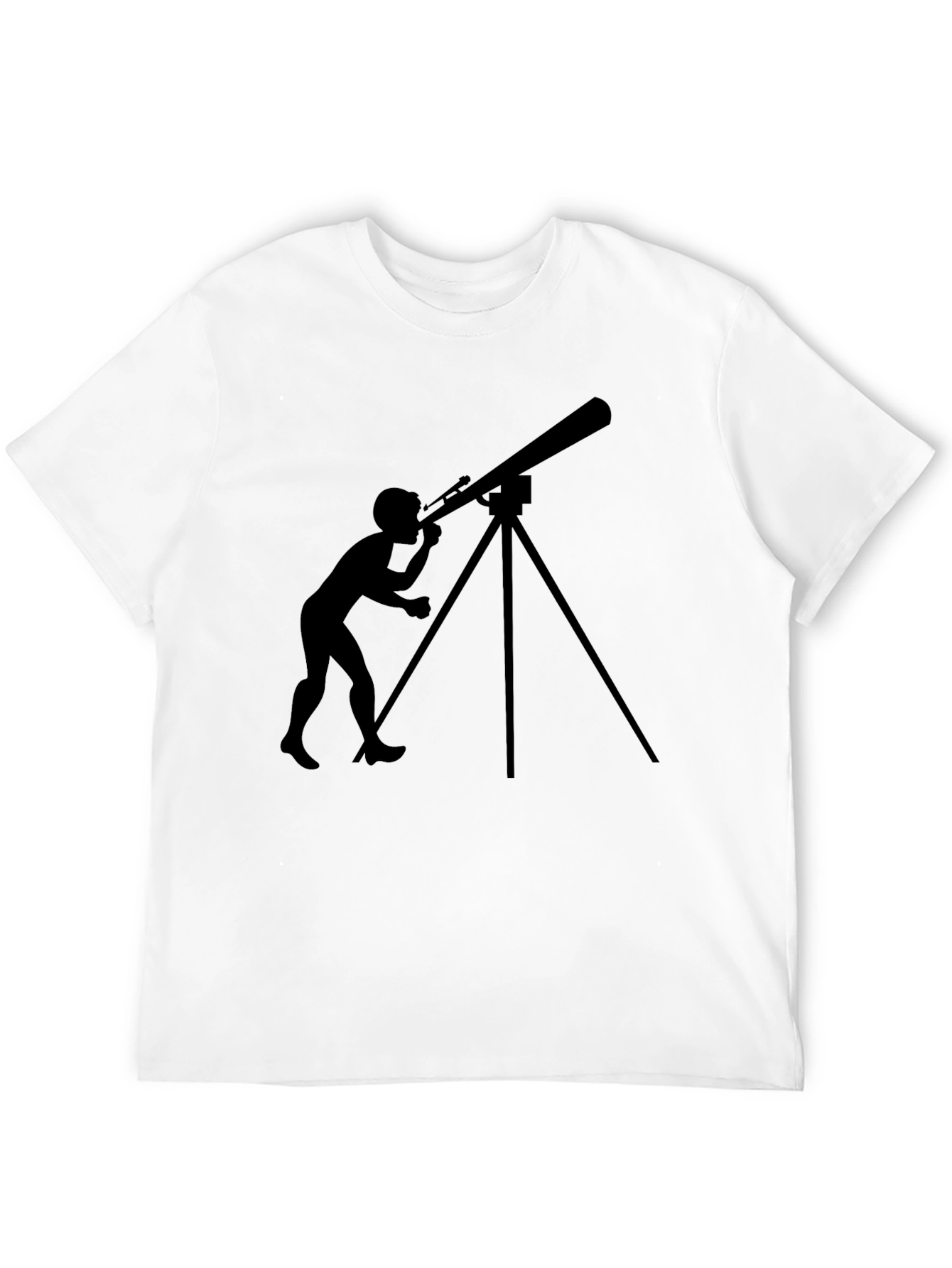 Telescope Graphic Tee - Stargazer Silhouette