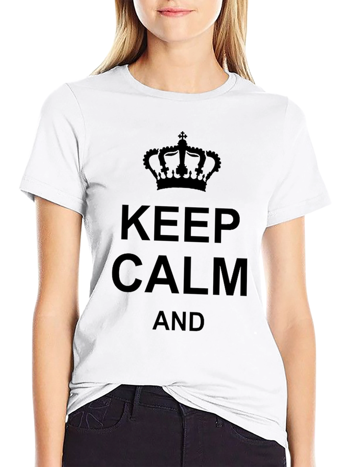 Keep Calm T-Shirt - Classic Slogan Tee