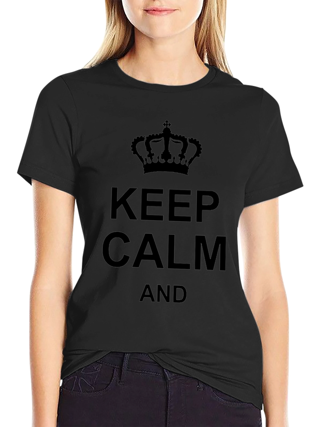 Keep Calm T-Shirt - Classic Slogan Tee