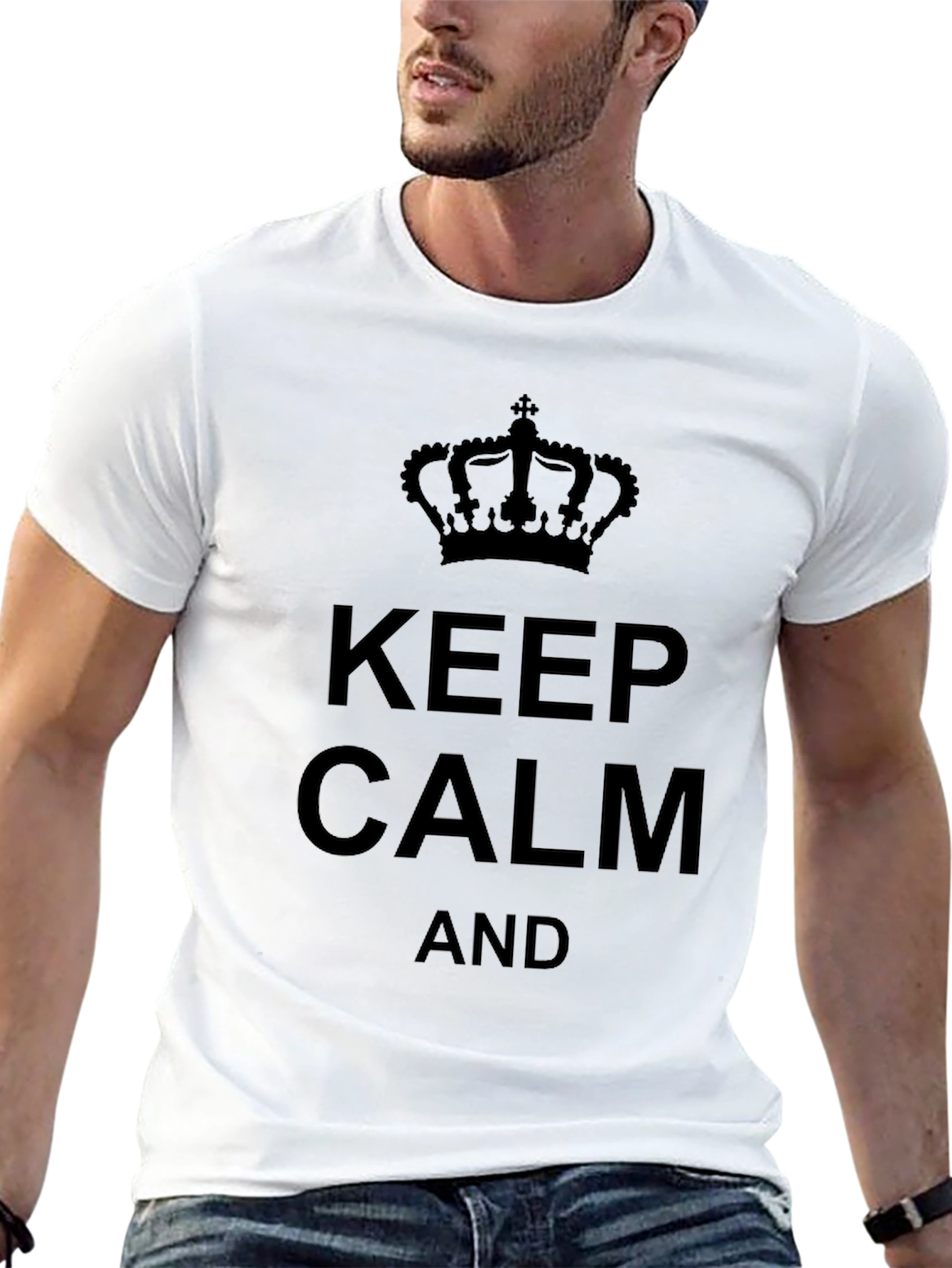 Keep Calm T-Shirt - Classic Slogan Tee